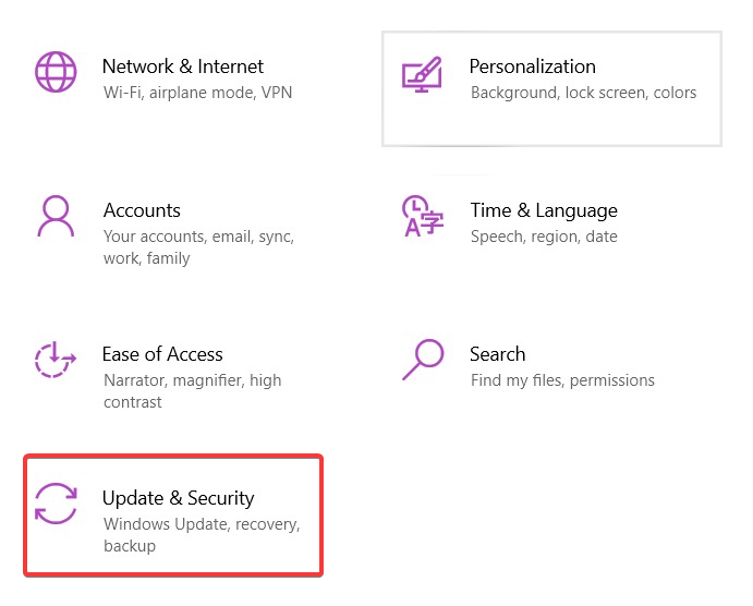 Update-and-security