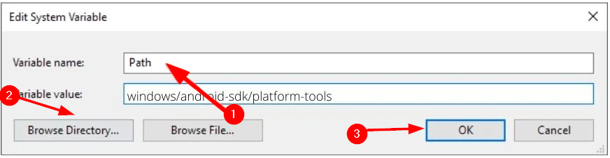 如果 ADB 在 Windows 11 中无法识别，请执行以下操作
