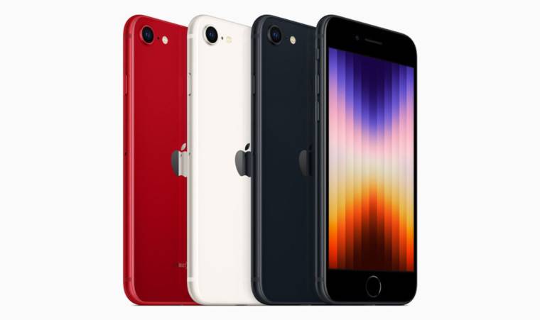 比较iPhone SE 3、iPhone SE 2和iPhone 8的规格差异。