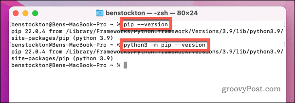 Mac-PIP-Version-Check