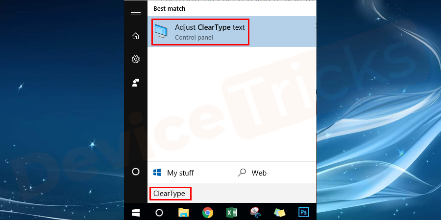 Search-for-ClearType