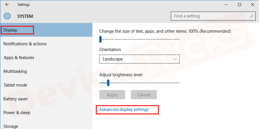 Advanced-Display-Settings