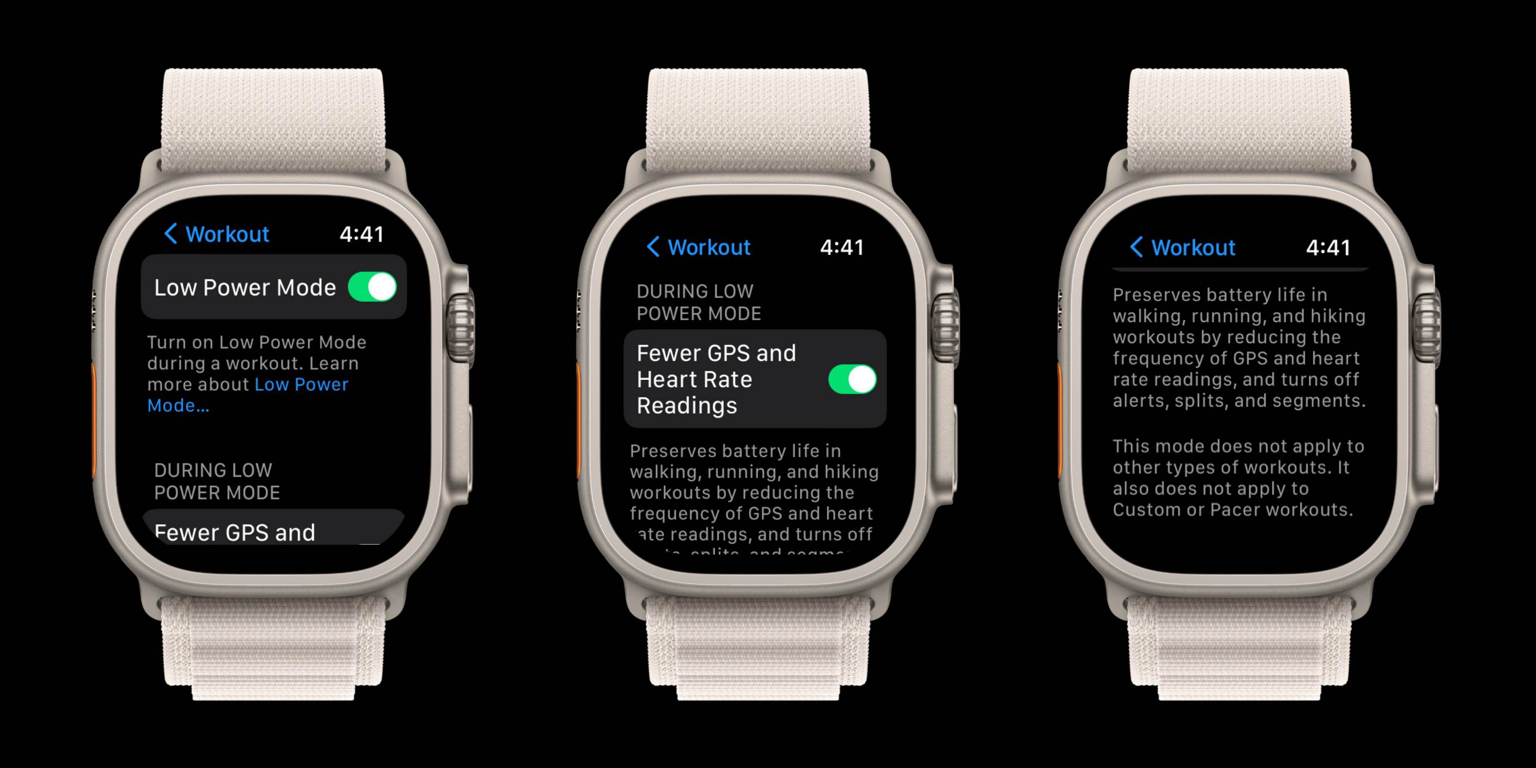 以下是使用 Apple Watch Ultra 获得 60 小时电池的方法