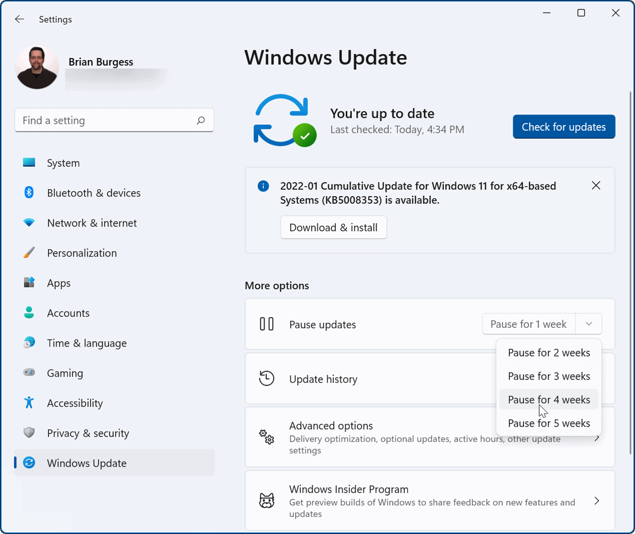 在 Windows 11 上停止自动更新的三种方法