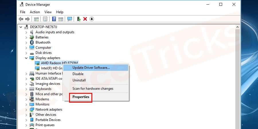 display-adaptor-properties