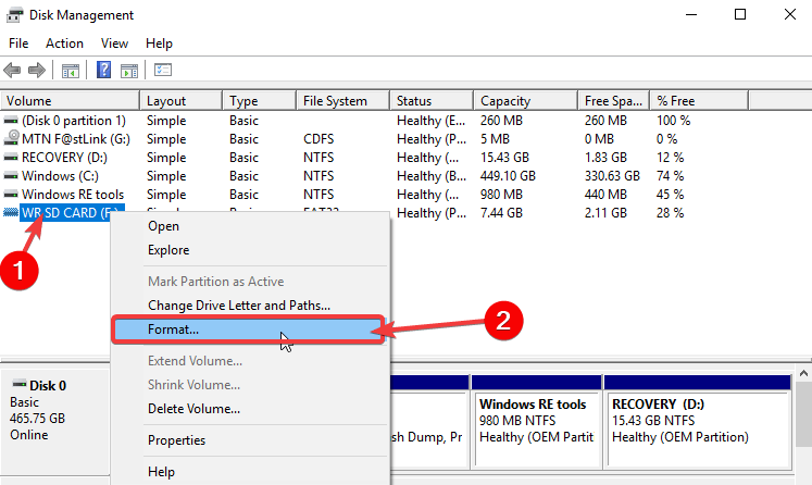 disk-management-format