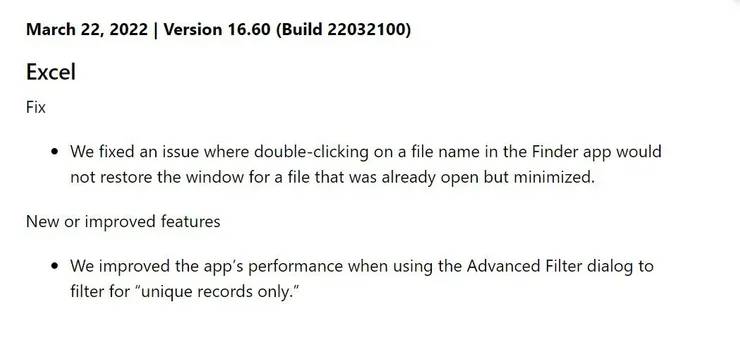 微软为 Mac 用户发布 Office Insider 版本 16.60(内部版本 22032100)