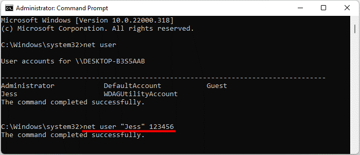 如何重置 Windows 11 本地帐户/管理员密码？