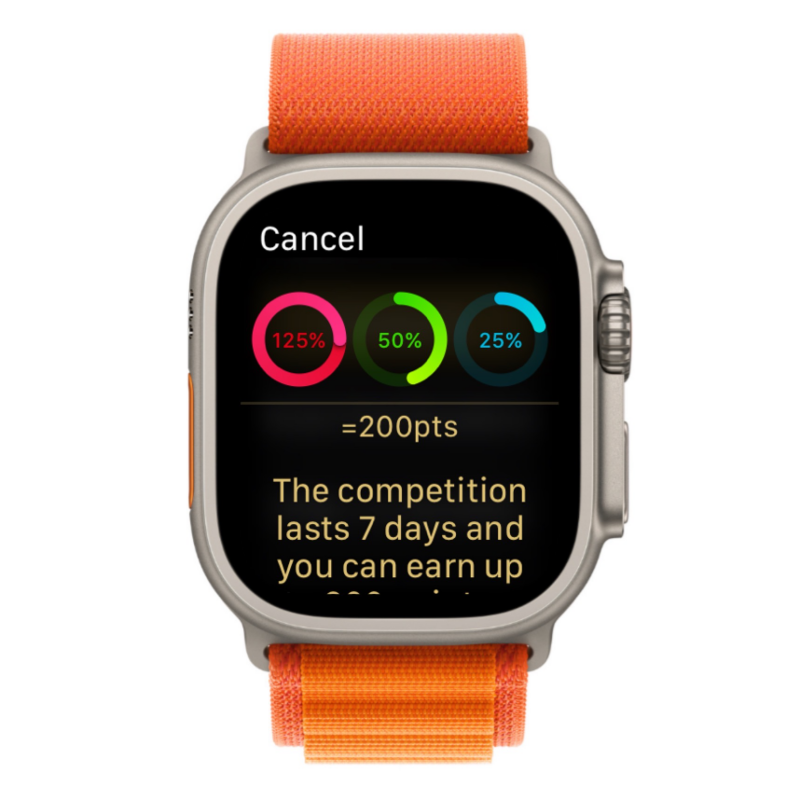 在 Apple Watch 上分享健身：分步教程