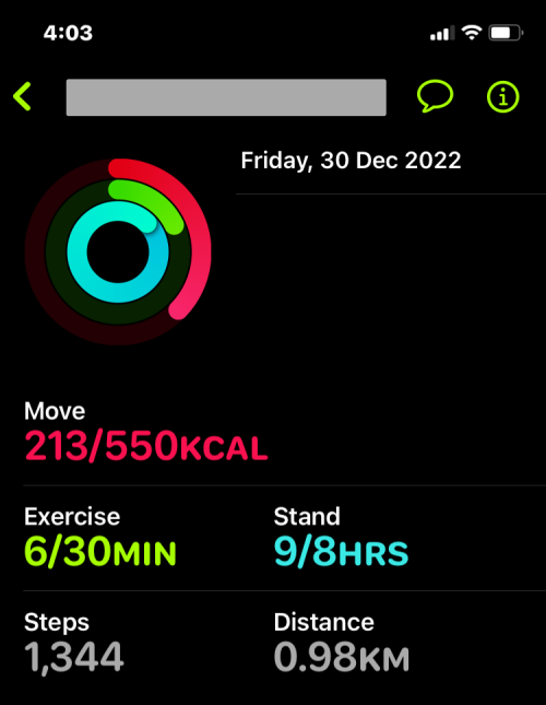 在 Apple Watch 上分享健身：分步教程