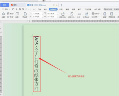 WPS文字方向如何修改 WPS文字方向修改方法截图