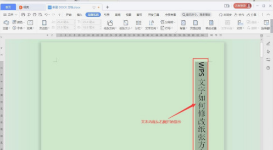 WPS文字方向如何修改 WPS文字方向修改方法截图