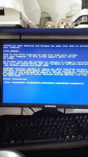 win7电脑为什么会蓝屏