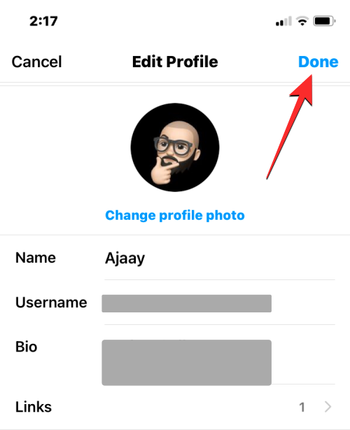 如何在 14 天前更改 Instagram 上的名称