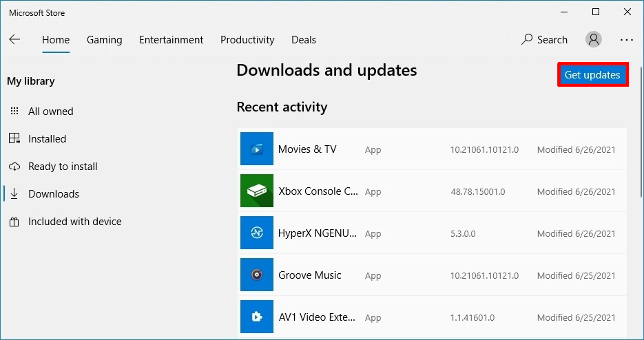 Get-updates