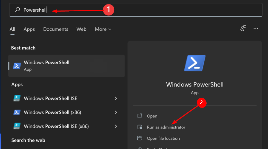 Open-powershell