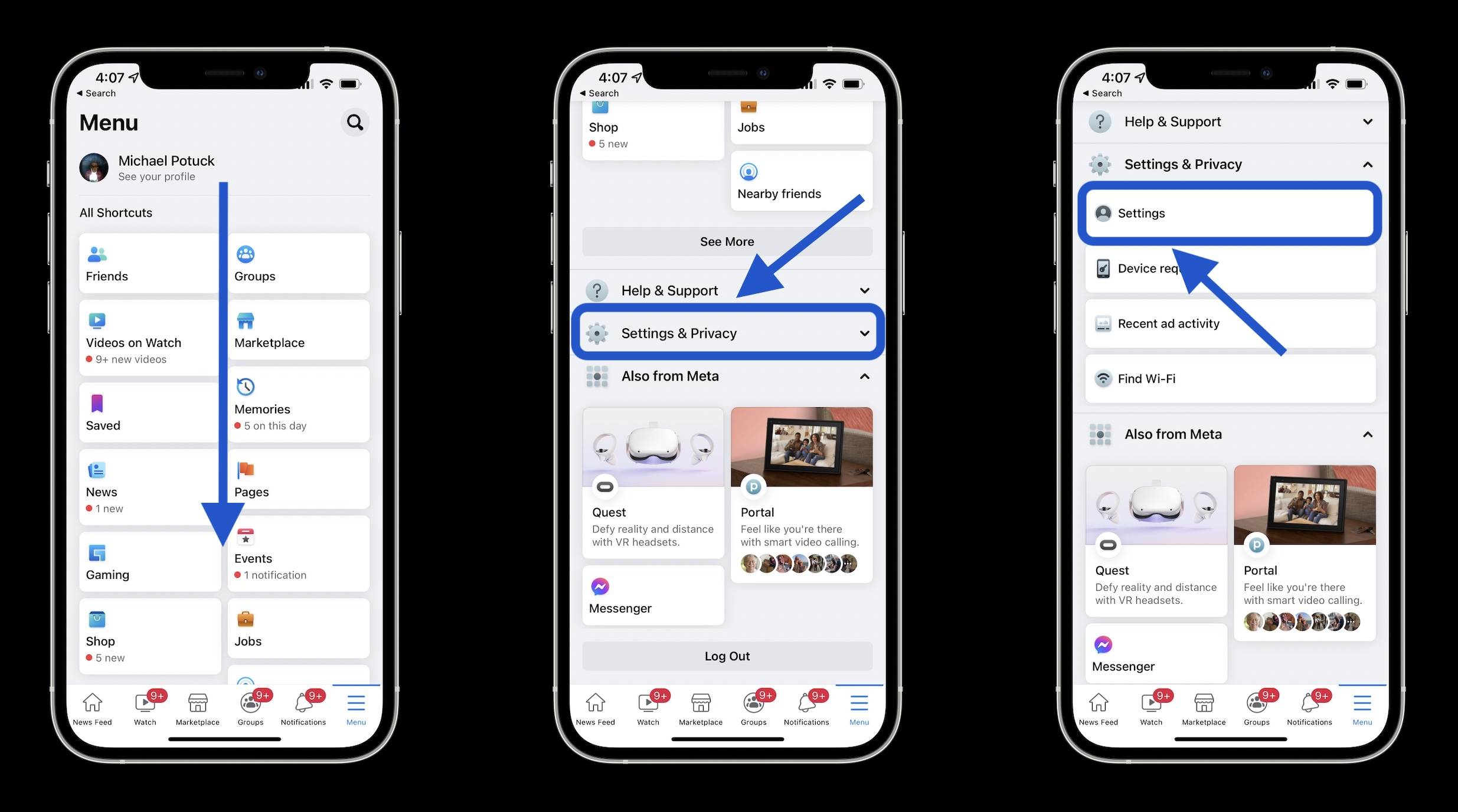 如何停用或删除您的 Facebook 帐户或更改 iPhone 上的隐私设置