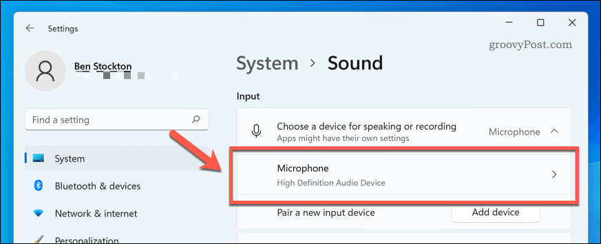 Windows-11-Open-Mic-Input-Device