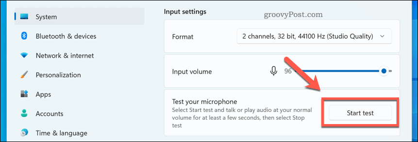 Windows-11-Start-Mic-Test