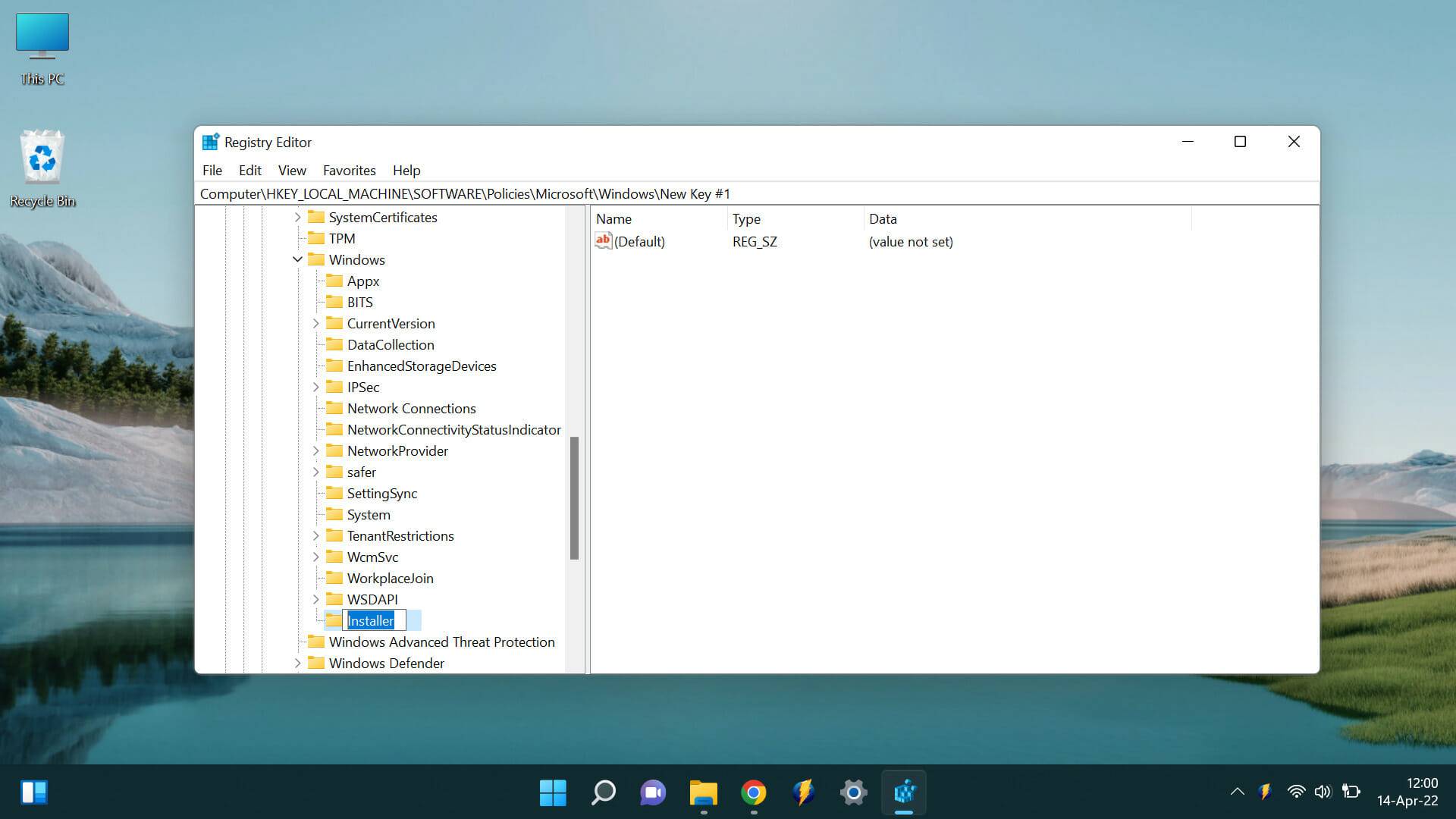installer