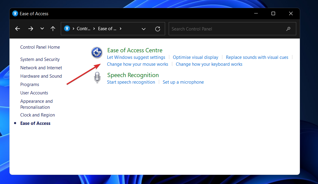 ease-of-access-center
