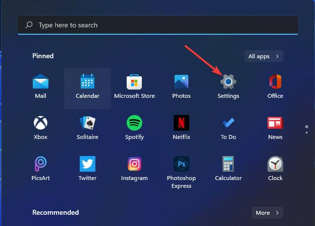 pinned-settings-app