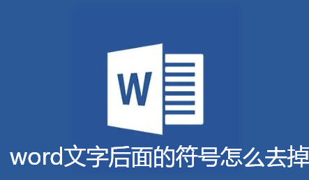 word文字后面的符号怎么去掉-word去除文字前符号指南