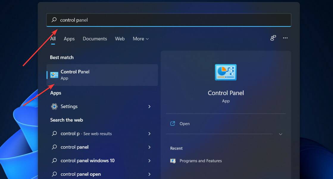 control-panel-search