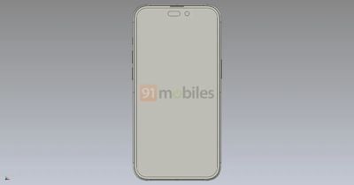 首次据称的 iPhone 14 Pro 的 CAD 渲染图显示药丸形和圆形切口取代缺口