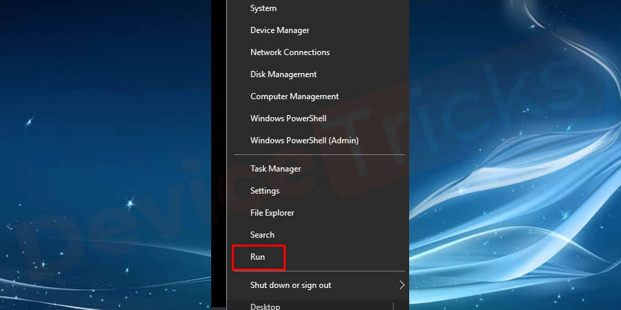 Start-Run-Window