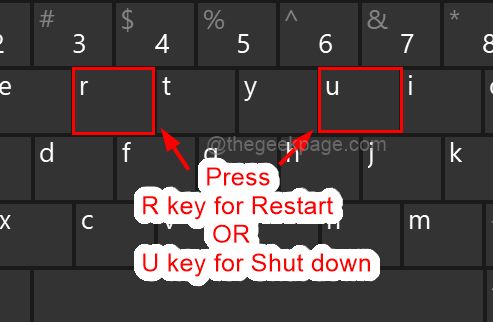 Windows 11 重启和关闭简易键盘快捷键