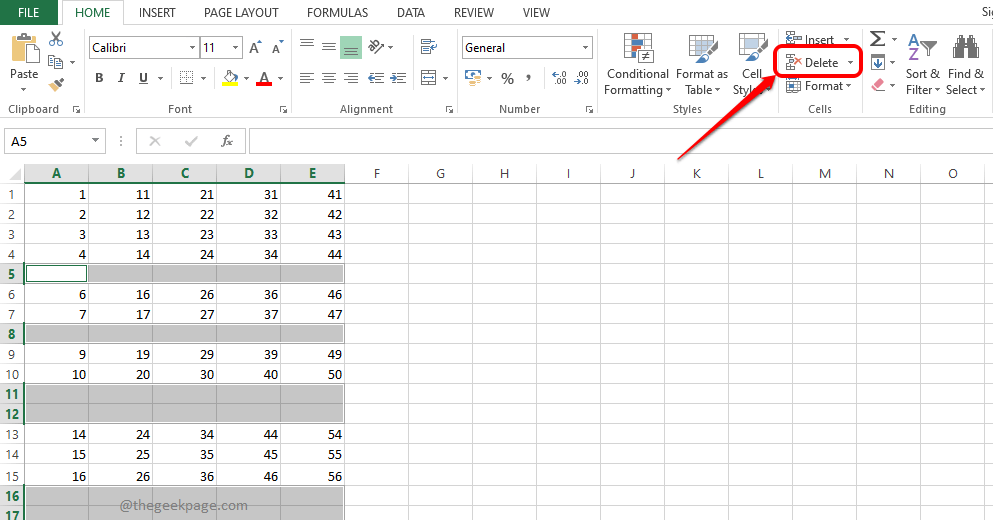 如何在 Microsoft Excel 中删除空白行：快速轻松