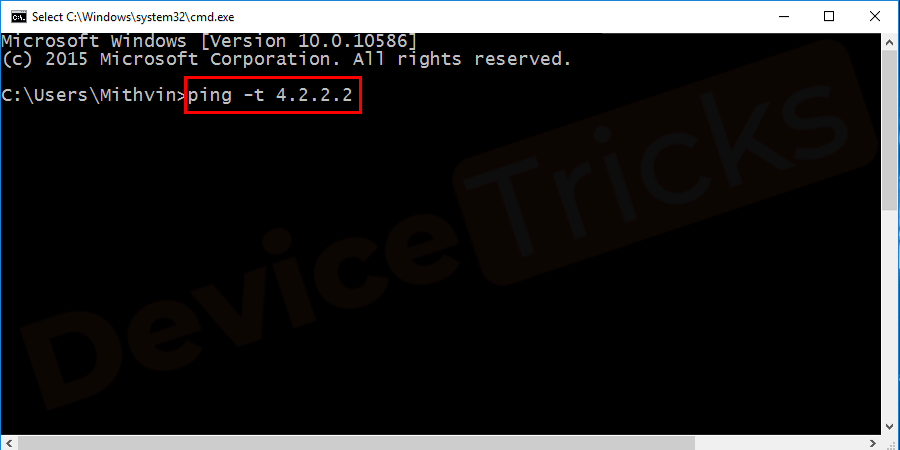 ping-t-4.2.2.2