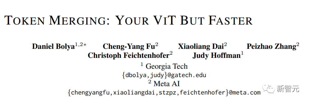 加速ViT模型新思路!Meta推出Token Merging,不靠剪枝靠合并