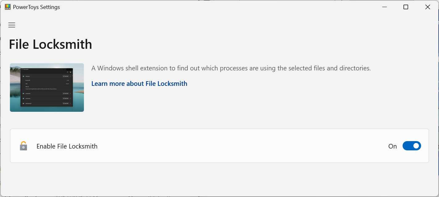 PowerToys 0.64 与 File Locksmith 和 Hosts 文件编辑器一起启动