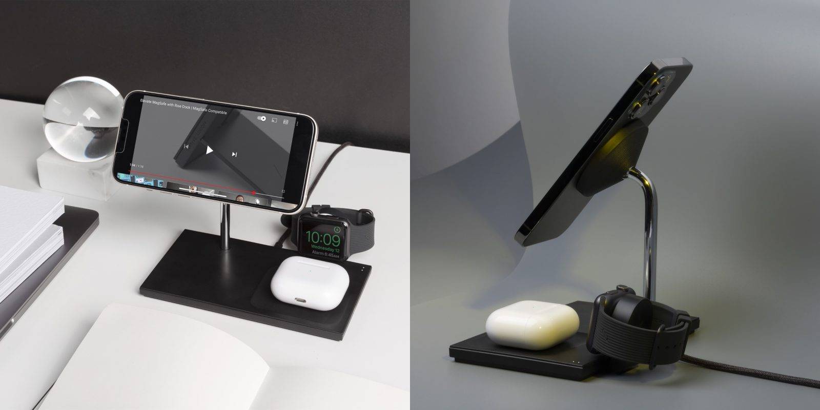 Native Union 推出适用于 iPhone、AirPods 和 Apple Watch 的 Snap 3 合 1 磁性无线充电器