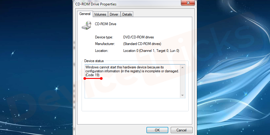 修复 Windows 10 错误:Windows 无法启动此硬件设备,因为其配置信息(在注册表中)不完整或已损坏。(代码 19)
