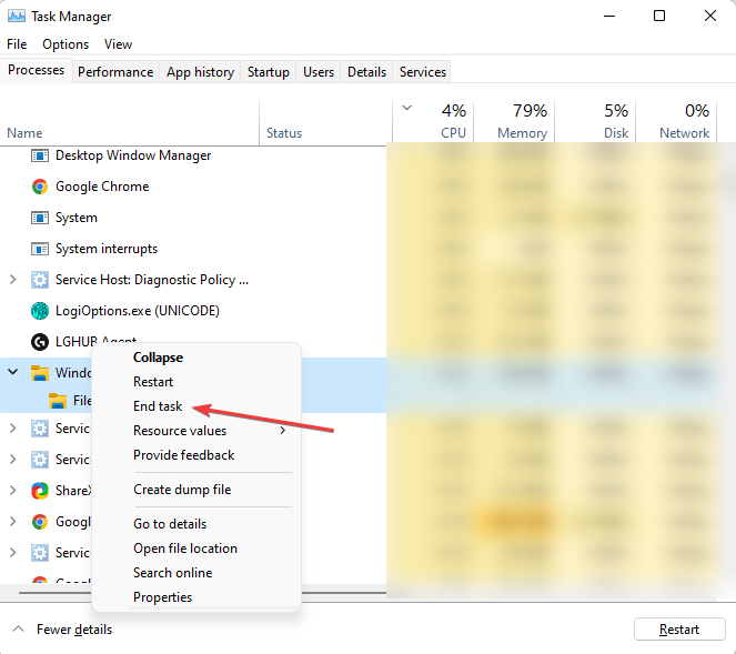 如何修复 Explorer.exe 高 CPU 使用率 Windows 11