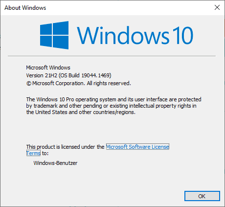 Windows 10 版本 20H2:家庭版和专业版将于 2022 年 5 月 10 日终止支持
