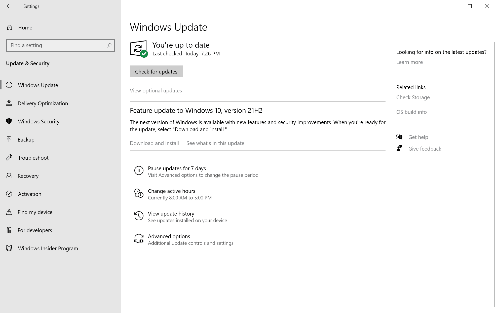 Windows 10 版本 20H2:家庭版和专业版将于 2022 年 5 月 10 日终止支持