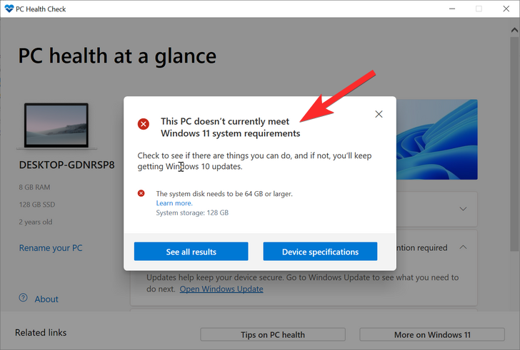 如何修复“此 PC 目前不满足 Windows 11 的所有系统要求”错误