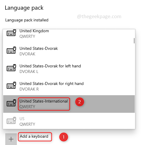 如何在 Windows 10 中使用美国国际键盘