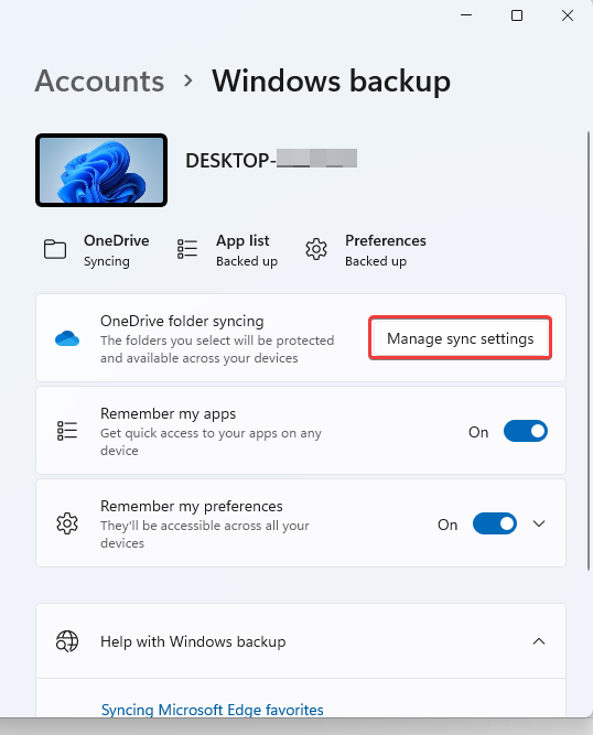 Manage-sync