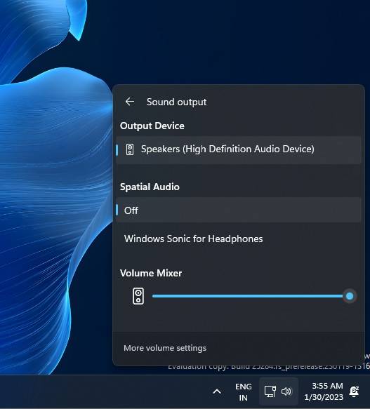 Windows 11泄露更新功能：现代化音量混合器、实验工具以及全新的文件资源管理器