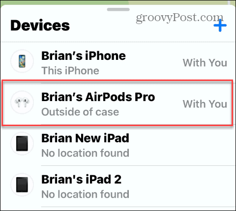 如何找到丢失的 AirPod
