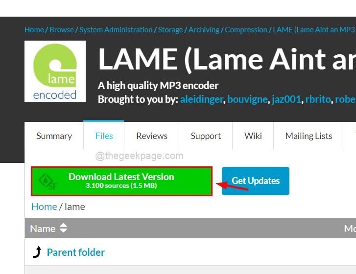 修复：Windows 11、10 中的计算机错误中缺少 Lame_enc.dll