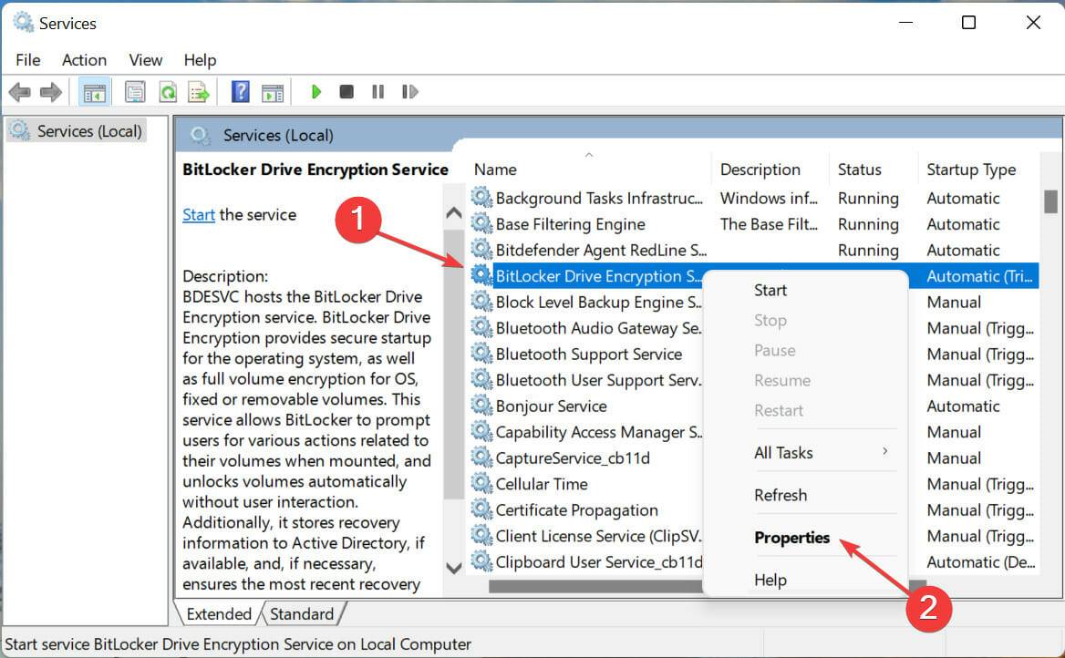 修复：无法在 Windows 11 中打开 BitLocker 控制面板工具