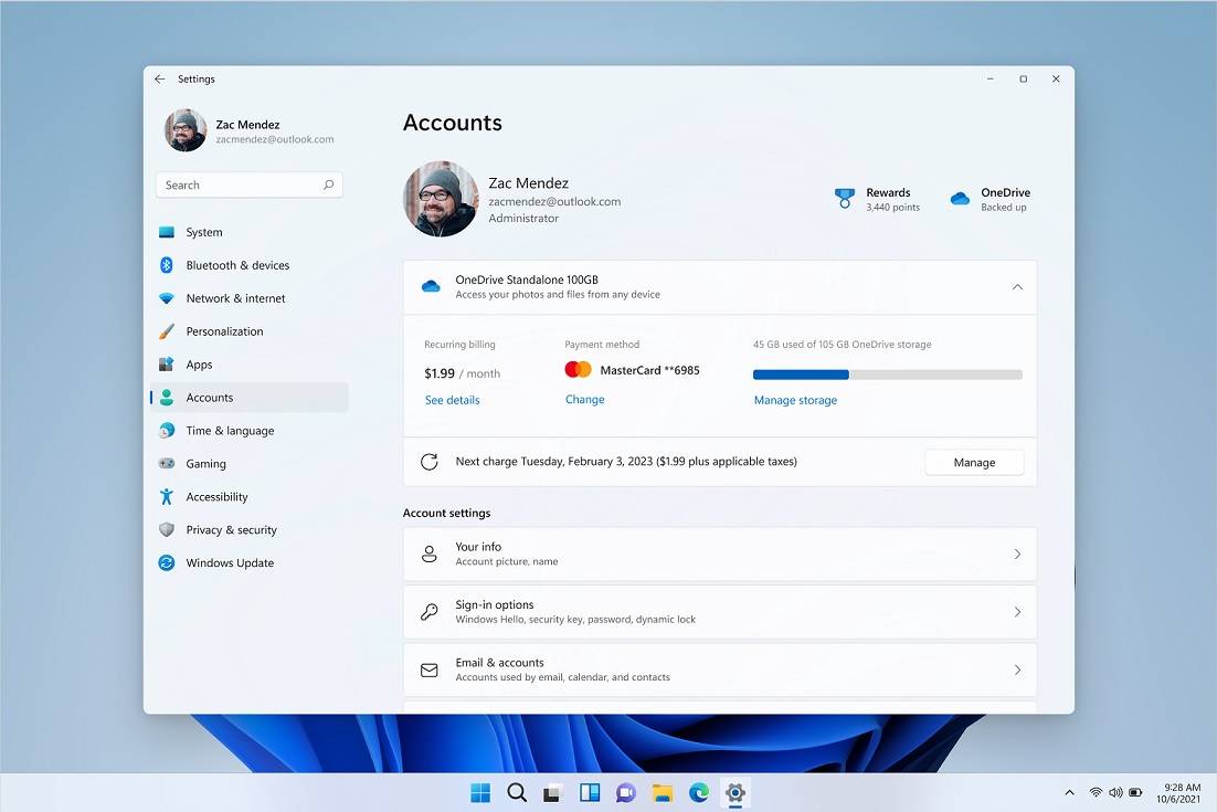 Windows 11 预览版更新支持更深入的 OneDrive 集成