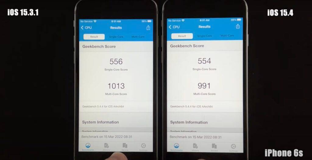 升级iOS 15.4 后，跑分实测多款iPhone 速度下跌？