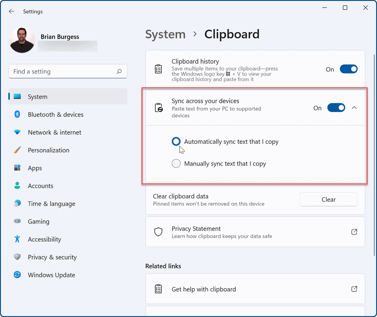 如何在 Windows 11 上使用剪贴板历史记录
